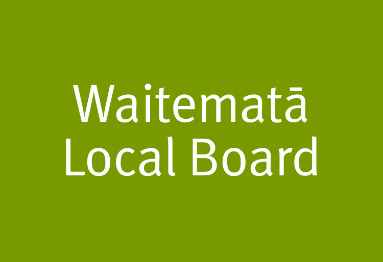 tile clicking through to waitemata local board information